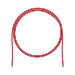 PANDUIT Cable de Parcheo UTP, Cat6A, 24 AWG, CM, Color Rojo, 5ft MOD: UTP6A5RD