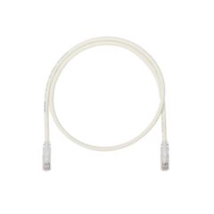 PANDUIT Cable de Parcheo UTP, Cat6A, 26 AWG, CM, Color Blanco Mate, 5ft UTP6ASD5