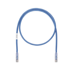 PANDUIT Cable de Parcheo UTP, Cat6A, 26 AWG, CM, Color Azul, 7ft MOD: UTP6ASD7BU
