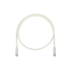 PANDUIT Cable de Parcheo UTP, Cat6A, 24 AWG, CM, Color Blanco, 1ft MOD: UTP6AX1