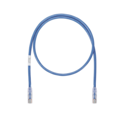 PANDUIT Cable de Parcheo UTP, Cat6A, 24 AWG, CM, Color Azul, 10ft MOD: UTP6AX10BU