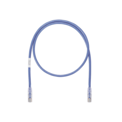 PANDUIT Cable de Parcheo UTP, Cat6A, 24 AWG, CM, Color Azul, 14ft MOD: UTP6AX14BU
