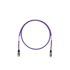PANDUIT Cable de Parcheo UTP, Cat6A, 24 AWG, CM, Color Violeta, 15ft MOD: UTP6AX15VL