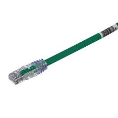 PANDUIT Cable de Parcheo UTP, Cat6A, 24 AWG, CM, Color Verde, 25ft MOD: UTP6AX25GR
