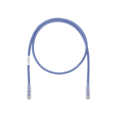 PANDUIT Cable de Parcheo UTP, Cat6A, 24 AWG, CM, Color Azul, 50ft MOD: UTP6AX50BU