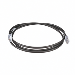 PANDUIT Cable de Parcheo UTP, Cat6A, 24 AWG, CM, Color Negro, 7ft MOD: UTP6AX7BL