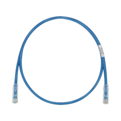 PANDUIT Cable de Parcheo TX6, UTP Cat6, 24 AWG, CM, Color Azul, 0.5 m. UTPSP0.5MBUY