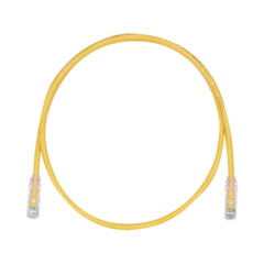 PANDUIT Cable de Parcheo TX6, UTP Cat6, 24 AWG, CM, Color Amarillo, 10ft MOD: UTPSP10YLY