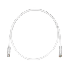 PANDUIT Cable de Parcheo TX6, UTP Cat6, 24 AWG, CM, Color Blanco Mate, 15ft MOD: UTPSP15Y