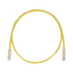 PANDUIT Cable de Parcheo TX6, UTP Cat6, 24 AWG, CM, Color Amarillo, 15ft MOD: UTPSP15YLY
