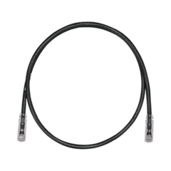 PANDUIT Cable de Parcheo TX6, UTP Cat6, 24 AWG, CM, Color Negro, 3 ft. MOD: UTPSP3BLY