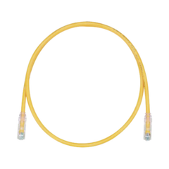 PANDUIT Cable de Parcheo TX6, UTP Cat6, 24 AWG, CM, Color Amarillo, 5ft MOD: UTPSP5YLY