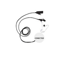 OTTO Kit de Micrófono-Audífono profesional de 2 Cables para KENWOOD NX-200/300/410/5000, TK-480/2180/3180 MOD: V1-10695