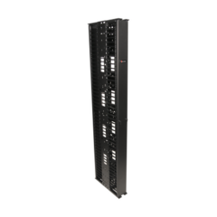 SIEMON Organizador RouteIT Vertical Doble de 45UR, Fabricado en Acero Laminado en Frío 16AWG, 10in (254 mm) de Ancho MOD: VCM-10D