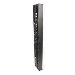 SIEMON Organizador RouteIT Vertical Sencillo de 45UR, Fabricado en Acero Laminado en Frío 16AWG, 6in (152mm) de Ancho MOD: VCM-6