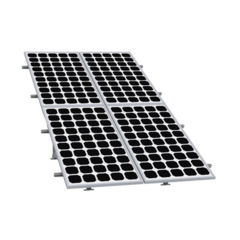 EPCOM POWERLINE Montaje para Panel Solar, Riel 5 de 2700mm para Módulos con Espesor de 30-35mm, Velocidad de Viento Máx. 136km/h VEKTOR5R2X2