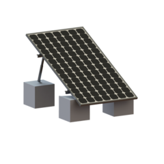 EPCOM POWERLINE Montaje para Panel Solar, Riel "8" de 1400mm para Módulos con Espesor de 35mm, Velocidad de Viento Máx. 136km/h (20° a 45°) VEKTOR8R1M