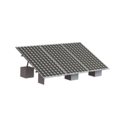 EPCOM POWERLINE Montaje para 3 Panel Solar, Riel "8" de 4050mm para Módulos con Espesor de 35mm, Velocidad de Viento Máx. 136km/h (20° a 45°) VEKTOR8R3M