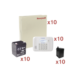 HONEYWELL HOME RESIDEO Kit de 10 Paneles de Alarma VISTA48 con Bateria y Transformador MOD: VISTA48-KIT10