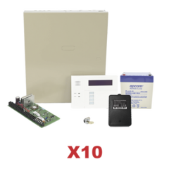 HONEYWELL HOME RESIDEO Kit de 10 Paneles de Alarma VISTA48 con Bateria y Transformador MOD: VISTA48KIT10/6160RF