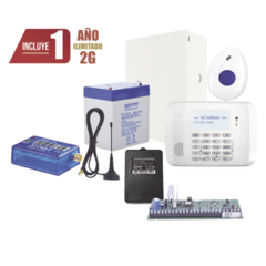 HONEYWELL HOME RESIDEO Kit de Alarma VISTA48 con Comunicador 2G, Botón de Pánico y Detección de Caídas inalámbrico, Gabinete, transformador y Batería MOD: VISTA48-MINI2-FALL