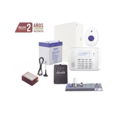 HONEYWELL HOME RESIDEO Kit de Alarma VISTA48 con Comunicador, Botón de Pánico y Detección de Caídas Inalámbrico, Gabinete, Transformador y Batería MOD: VISTA48-MN02-FALL