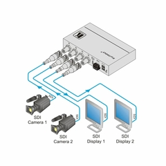 KRAMER VS-211HDxl Selector Automático 2x1:2 3G HD–SDI - buy online