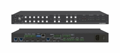 KRAMER VS-622DT All–in–One Presentation System with 6x2 4K60 4:2:0 HDMI/HDBaseT Matrix Switching, Control Gateway, PoE, Power Amplifier & Maestro Room Automation