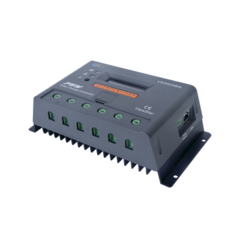 EPEVER Controlador Solar de Carga y Descarga PWM 12/24V 30A con Display, Parámetros Configurables MOD: VS-3024-BN