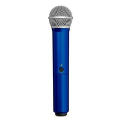 Shure WA712-BLU Mango Azul Transmisor BLX2 con Cápsula PG58 - Ideal para Voces en Directo y Grabaciones en Estudio