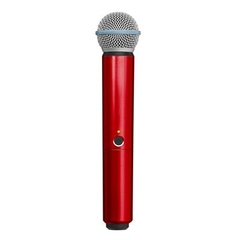WA713-RED Shure Manga Decorativa Roja para Micrófono BLX SM58 o Beta58 - Accesorio de alta calidad para proteger tu micrófono