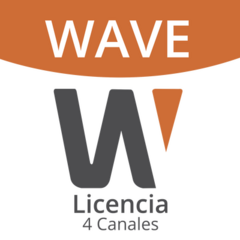Hanwha Techwin Wisenet Licencia Wisenet Wave Para 4 Canales de Grabador Hanwha WAVE-EMB-04