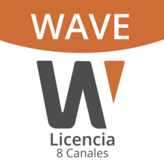 Hanwha Techwin Wisenet Licencia Wisenet Wave Para 8 Canales de Grabador Hanwha MOD: WAVE-EMB-08