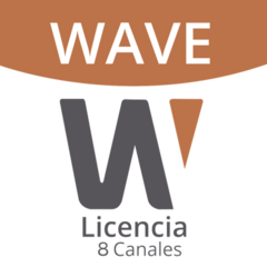 Hanwha Techwin Wisenet Licencia de 8 Canal de Wisenet Wave Profesional MOD: WAVE-PRO-08
