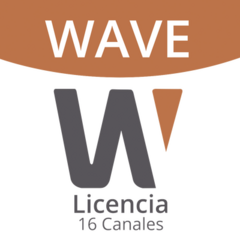 Hanwha Techwin Wisenet Licencia de 16 Canales de Grabación Wisenet Wave Profesional MOD: WAVE-PRO-16