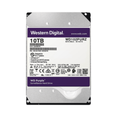 Western Digital (WD) Disco duro WD de 10TB / 7200RPM / Optimizado para Videovigilancia MOD: WD102PURZ