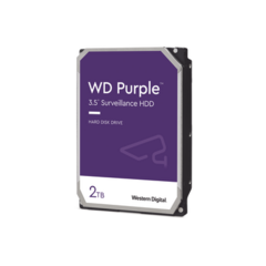 Western Digital (WD) Disco Duro PURPLE de 2TB / 3 AÑOS DE GARANTÍA / Para Videovigilancia WD23PURZ