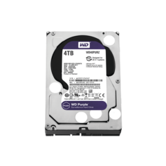 Western Digital (WD) Disco Duro PURPLE de 4TB / 3 AÑOS DE GARANTÍA / Para Videovigilancia MOD: WD40PURZ