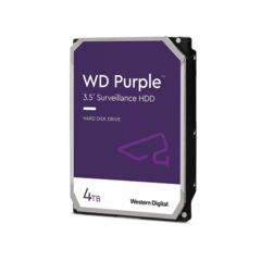 Western Digital (WD) Disco Duro PURPLE de 4TB / 3 AÑOS DE GARANTÍA / Para Videovigilancia WD43PURZ