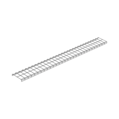 PANDUIT Charola para Canalización Wyr-Grid® Tipo Malla, Con Pintura Electrostática en Color Negro, 12 in (317.5 mm) de Ancho, 53.1 mm de Alto y 3 m de Largo MOD: WG12BL10