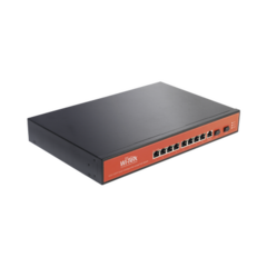 WI-TEK Switch Administrable Capa 2 de 8 puertos 10/100/1000 PoEaf/at + 2 x SFP Gigabit, con respaldo para energía solar MOD: WI-PMS310GF-UPS-PLUS