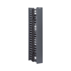PANDUIT Organizador Vertical NetRunner, Doble (Frontal y Posterior), de 22.5 UR, 4.9in de Ancho, Color Negro MOD: WMPV22E