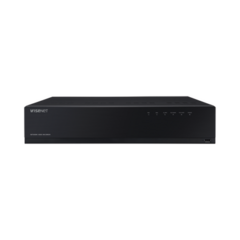Hanwha Techwin Wisenet NVR de 12 Megapíxel con Wisenet Wave Embebido / Incluye 4 Licencias / 2TB Incluidos / 16 canales / 16 puertos PoE+ / H.265 & WiseStream / E/S de alarma MOD: WRN-1610S-2TB