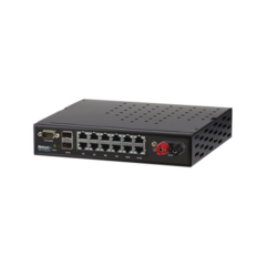 NETONIX Switch WISP PoE Administrable de 14 puertos (12 PoE Gigabit + 2 SFP) entrada de 9-72 Vcc MOD: WS12250DC