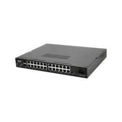 NETONIX Switch WISP PoE Administrable de 26 puertos (24 PoE Gigabit + 2 SFP) 400W, entrada de 110/220 Vca MOD: WS26400AC