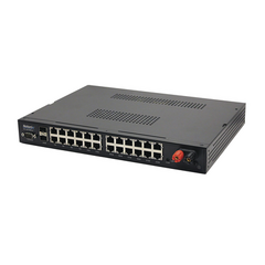 NETONIX Switch WISP PoE Administrable de 26 puertos (24 PoE Gigabit + 2 SFP) entrada de 9-72 Vcc MOD: WS26500DC