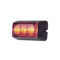 EPCOM INDUSTRIAL SIGNALING Luz Auxiliar Brillante con 3 LEDs, Color Rojo, Mica Transparente MOD: X109-R