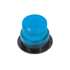 EPCOM INDUSTRIAL SIGNALING Burbuja brillante de Larga Vida Útil, con 8 LEDs, Color Azul, Domo Azul MOD: X126-B