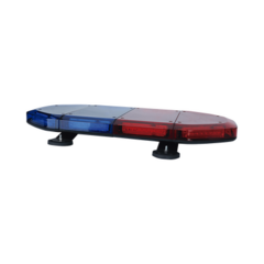 EPCOM INDUSTRIAL SIGNALING Mini Barra de 24 Pulgadas con 240 LED, Color Rojo/Azul Con Montaje Magnético MOD: X350RB