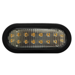 ECCO Luz direccional LED ovalada ambar con montaje de ojal de 7.5 pulgadas MOD: X3965A